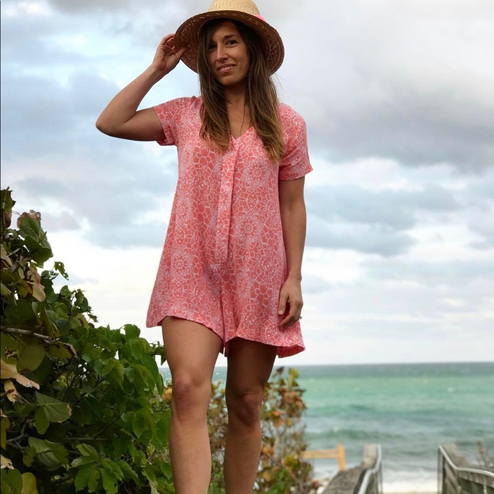 Pink romper